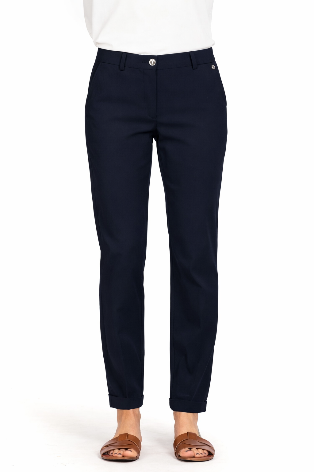Diana Gallesi Pantalone Donna Blu Navy P739R008862N 34 DIANA GALLESI 