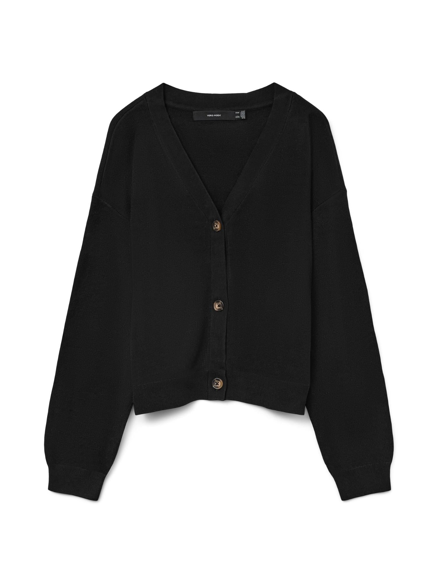 Vero Moda Cardigan In Maglia Donna Saba Nero 10331794 Black VERO MODA 