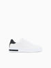 Armani Exchange Scarpe da ginnastica con lacci e logo in rilievo allover Uomo Bianco