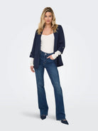 Blazer Donna Blu Melange 15308084 Night Sky ONLY 