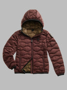 Blauer Piumino ad onde Camelia Donna Rosso interno lontra BLDC03095 6047 50A BLAUER 