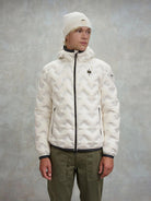 Blauer Piumino ad angoli Piery Uomo Bianco neve interno beige BLUC03233 7308 102 BLAUER 