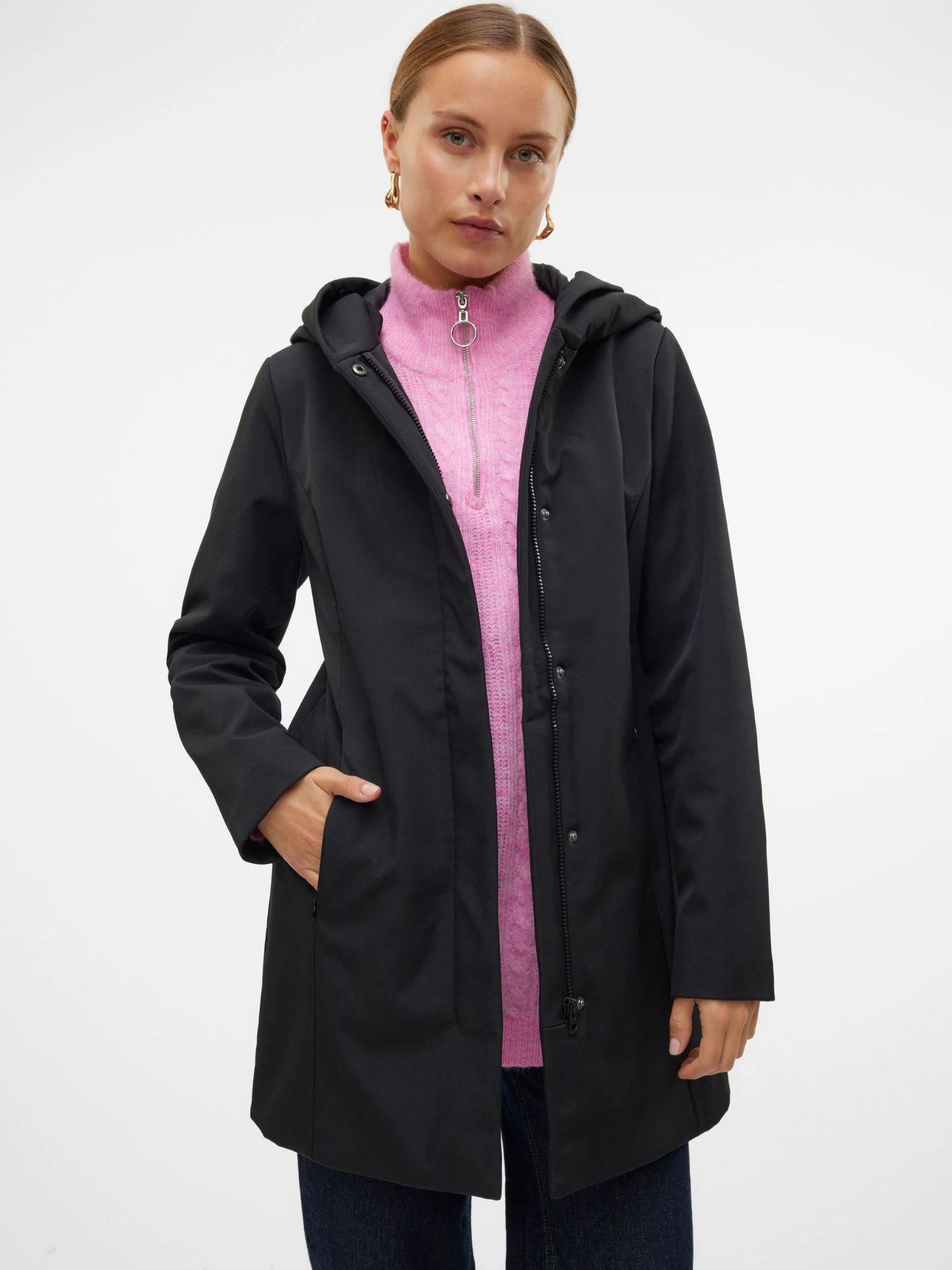 Vero Moda Giubbino Donna  Sotfshelldona Nero 10311233 Black VERO MODA 
