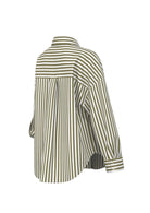 Emme Marella Camicia Emmuggioso Bianco Lana e Verde Militare 2615111012200 010 EMME MARELLA 