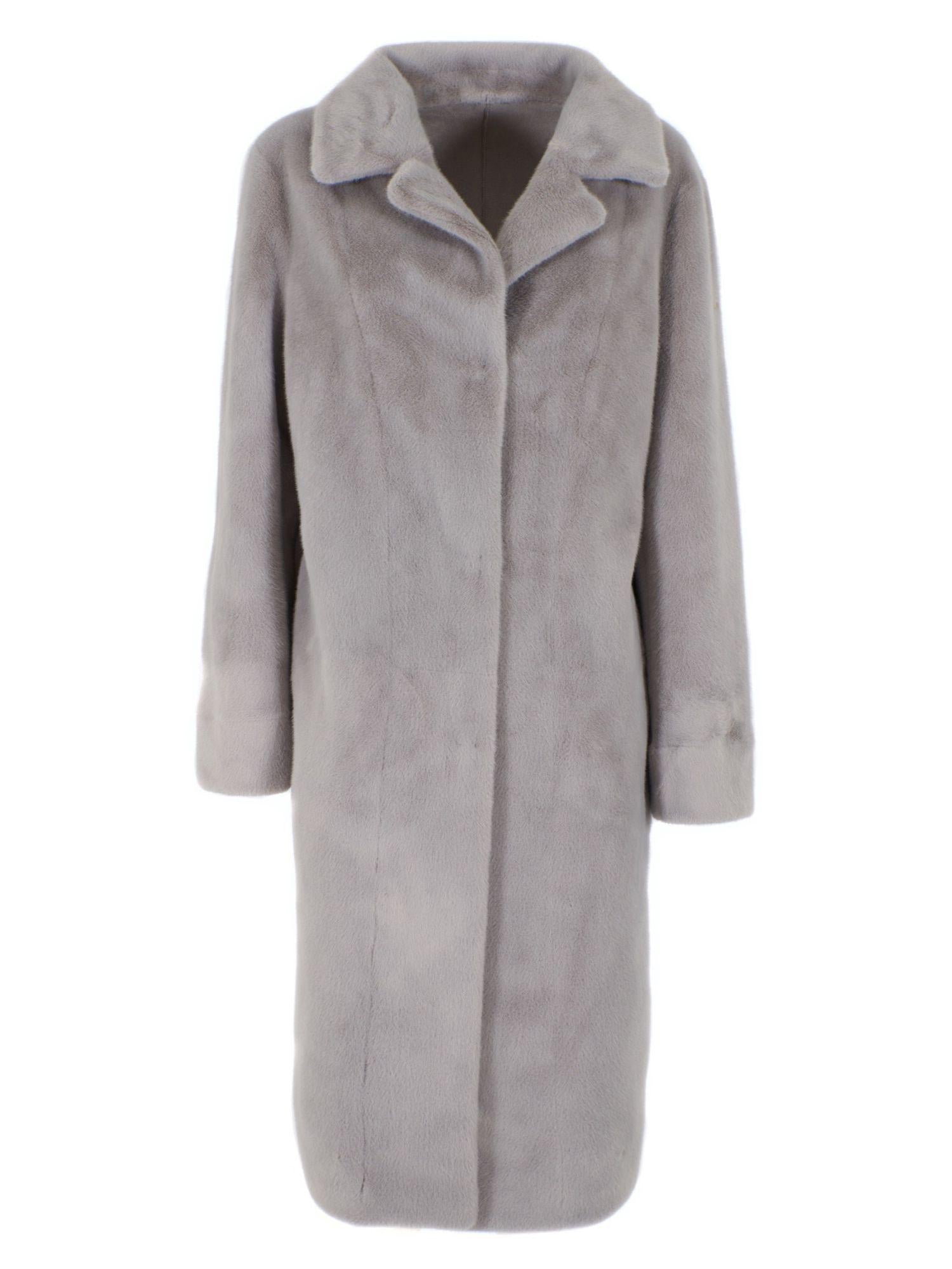 Yes Zee Cappotto Donna Reversibile Grigio Chiaro O027 KV00 0846 YES ZEE 