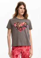 Desigual T-Shirt Donna Tiger Cor Grigia 26SWTK53 2001 DESIGUAL 