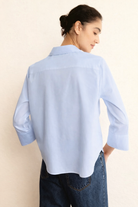 Emme Marella Blusa Donna Emmadorno Azzurra 2615111091200 003 EMME MARELLA 