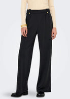 Jacqueline De Yong Pantalone Donna Nero 15352549 Black JACQUELINE DE YONG 