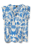 Vero Moda Top Donna Josie Grigio Chiaro Stampa Floreale 10303762 Birch Blake VERO MODA 