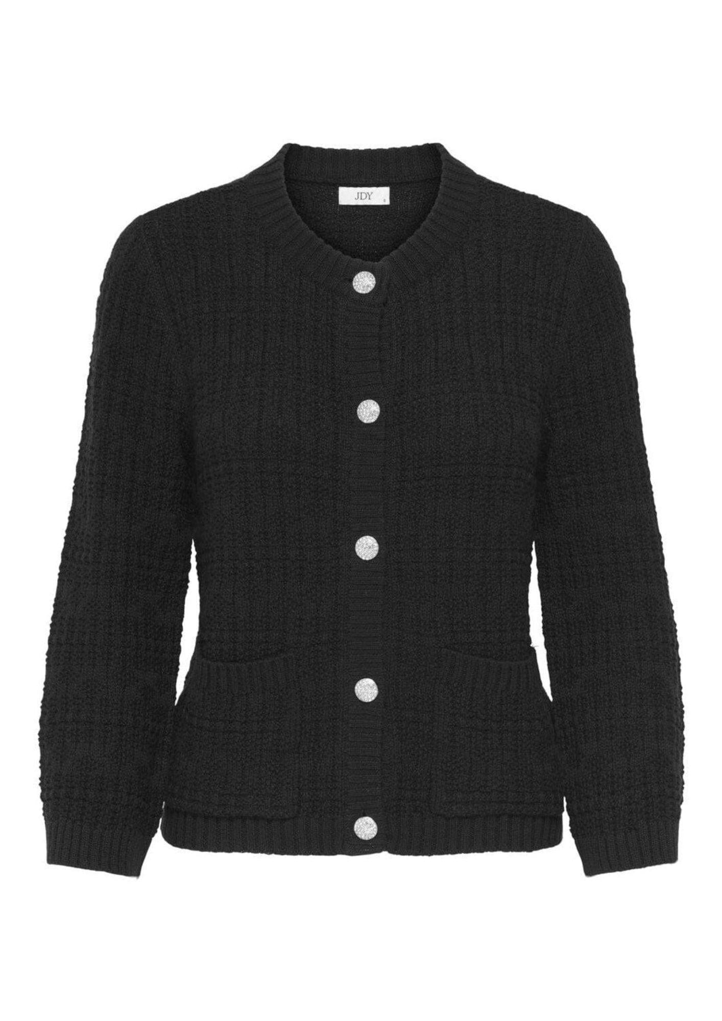 Jacqueline De Yong Cardigan Donna Janne Nero 15355461 Black JACQUELINE DE YONG 