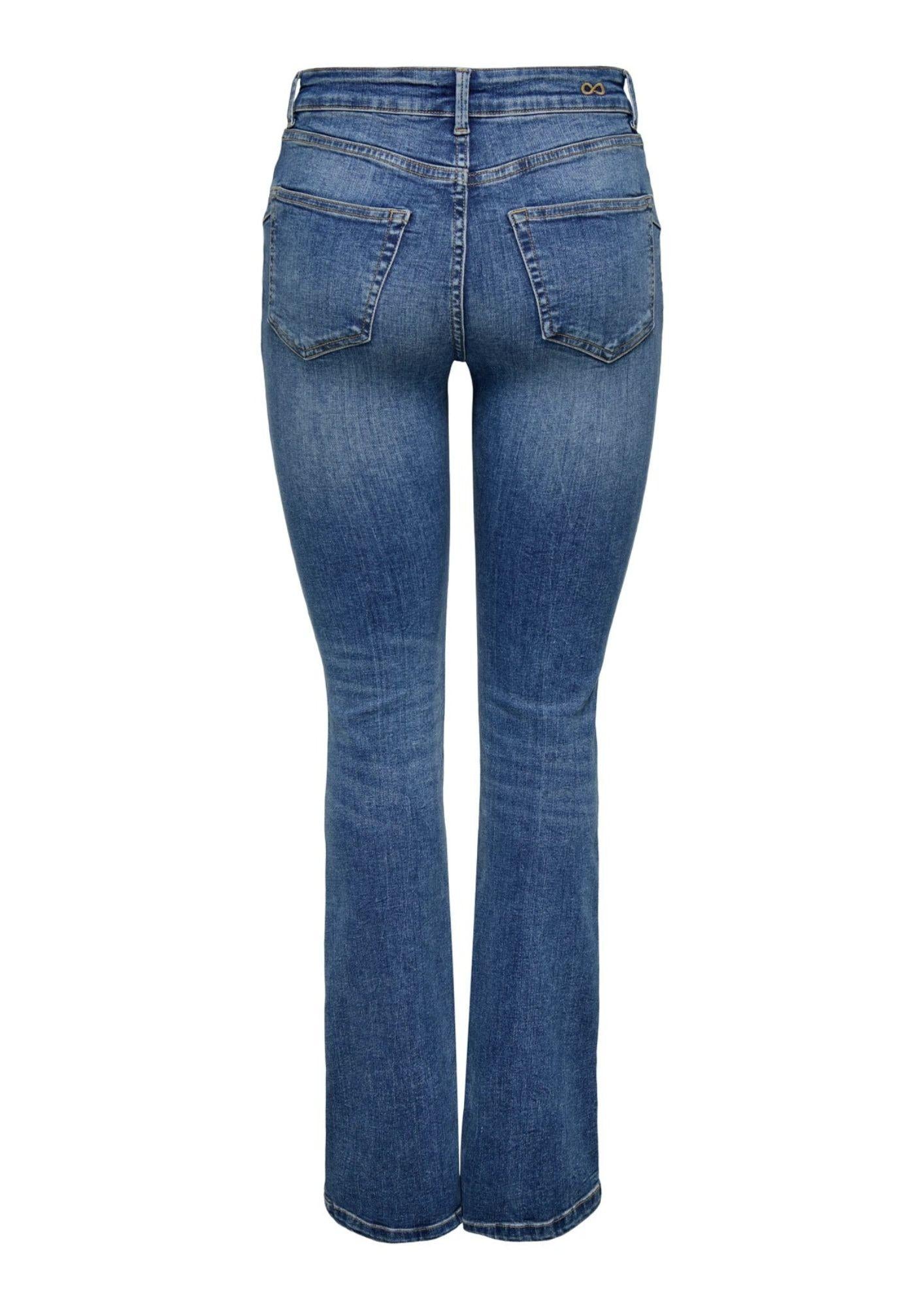 Jacqueline De Yong Jeans Donna Fina Denim Blu Medio 15354218 Medium Blue Denim JACQUELINE DE YONG 