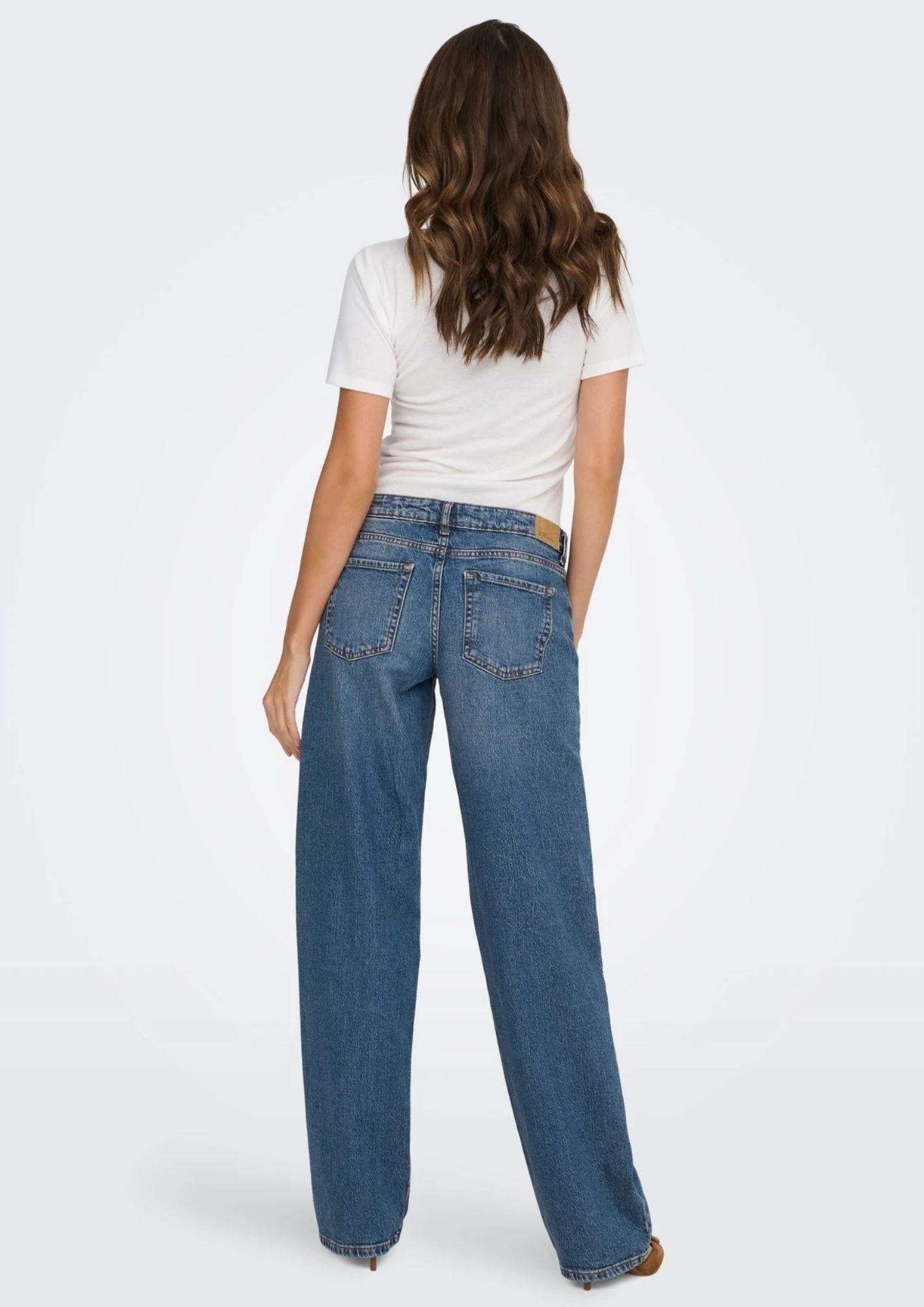 Jacqueline De Yong Jeans Donna Katie Blu Denim Medio 15366858 Medium Blue Denim JACQUELINE DE YONG 