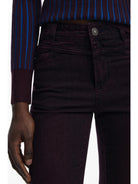 Desigual Jeans a zampa bordeaux Donna 25WWDD19 3006 DESIGUAL 