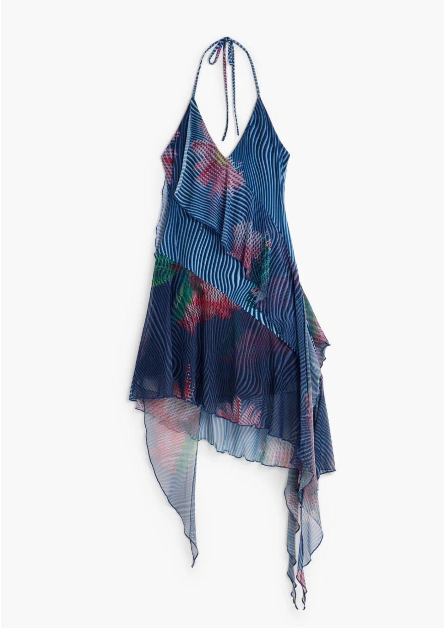 Desigual Vestito Donna Vestnora Azzurro 26SWVK36 5001 DESIGUAL 
