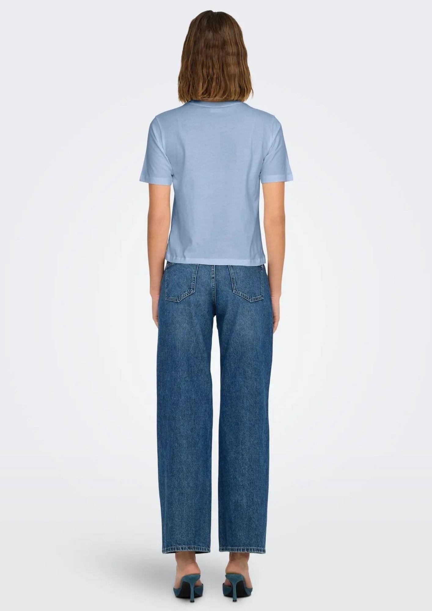 Jacqueline De Yong T-Shirt Donna Rex Blu Kentucky 15344612 Kentucky Blue JACQUELINE DE YONG 