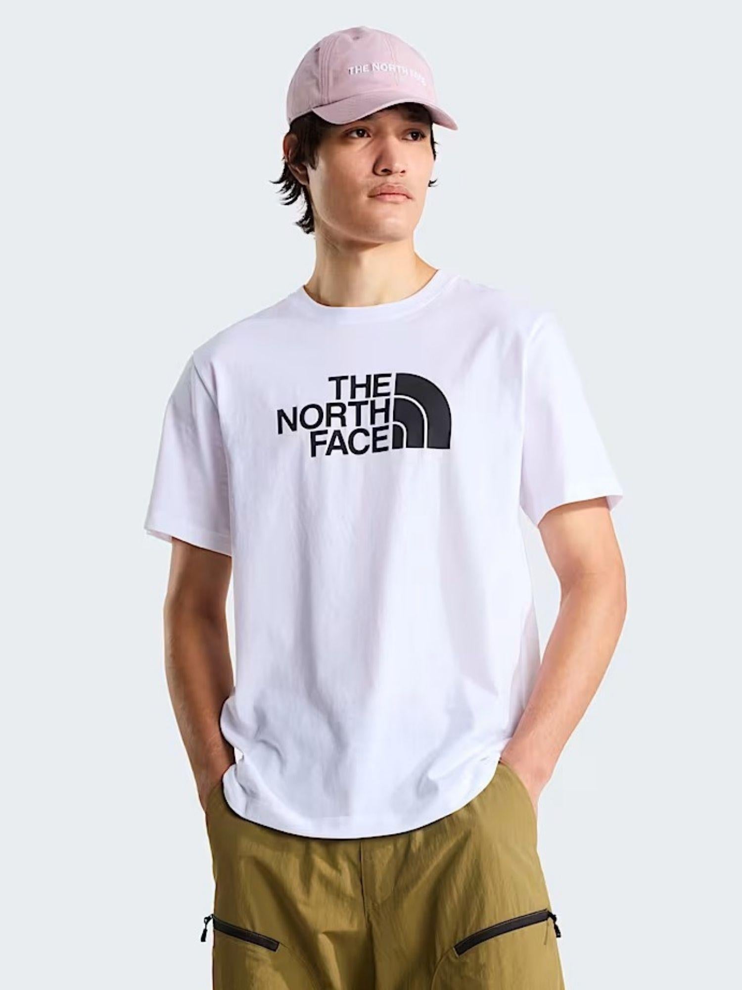 The North Face T-Shirt Uomo Bianca Evolution Half Dome Regular NF0A8B6J LA9 THE NORTH FACE 