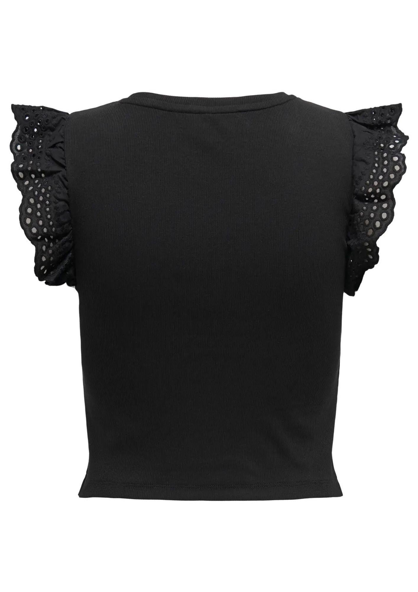 Only Top Donna Mathilda Nero 15308890 Black ONLY 