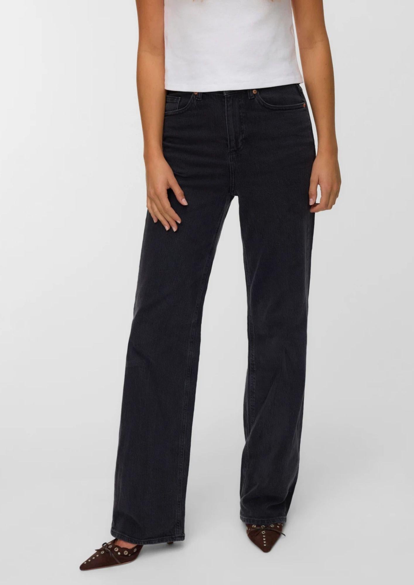 Vero Moda Jeans Donna Tessa Grigio Scuro 10327087 Dark Grey Denim VERO MODA 
