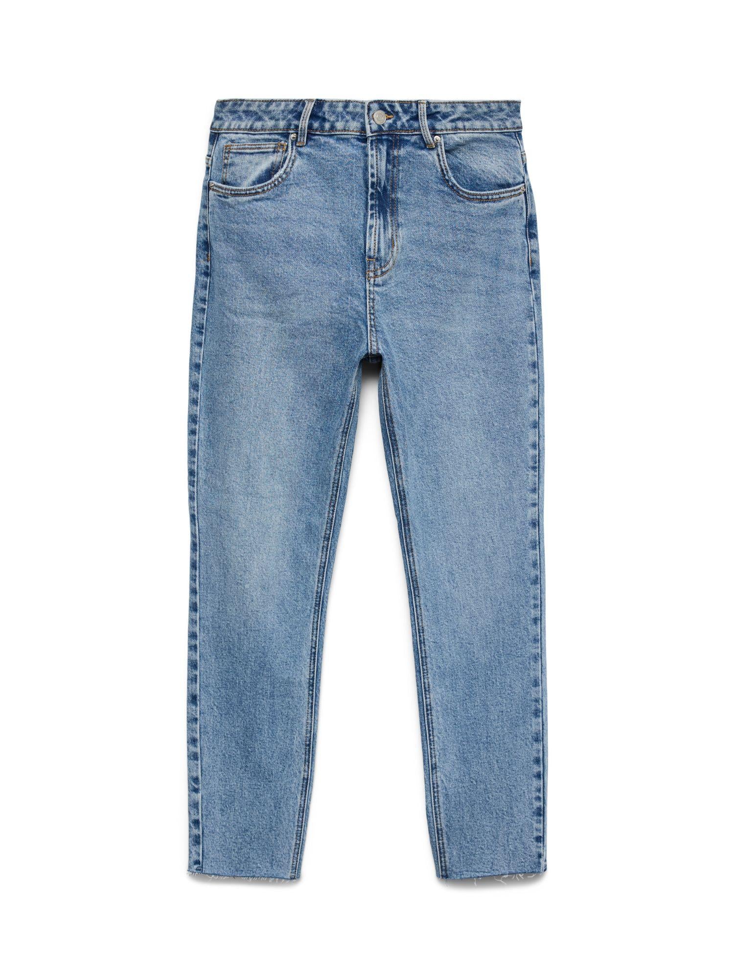 Vero Moda Jeans Donna Mom Fit Light Blue VMBrenda 10247009 Light Blue Denim VERO MODA 