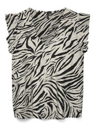 Vero Moda Top Donna Josie Grigio Chiaro Stampa Bina 10303762 Birch Bina VERO MODA 