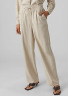 Vero Moda Pantalone Donna Jesmilo Grigio 10287363 Silver Lining VERO MODA 