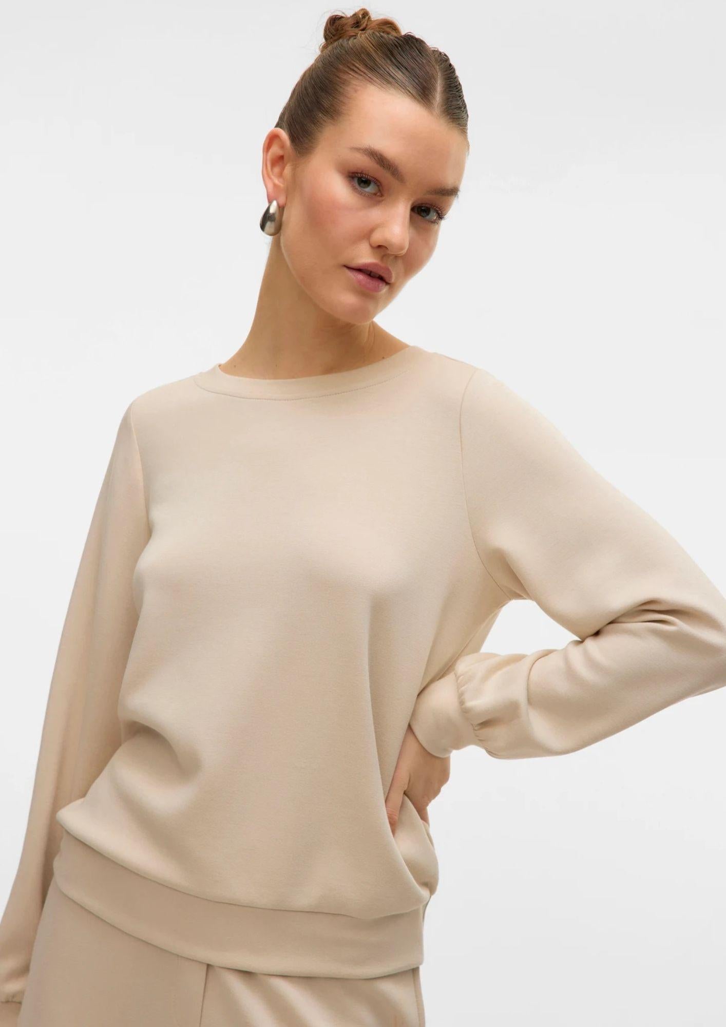 Vero Moda Felpa Donna Hali Beige 10331752 Pumice Stone VERO MODA 