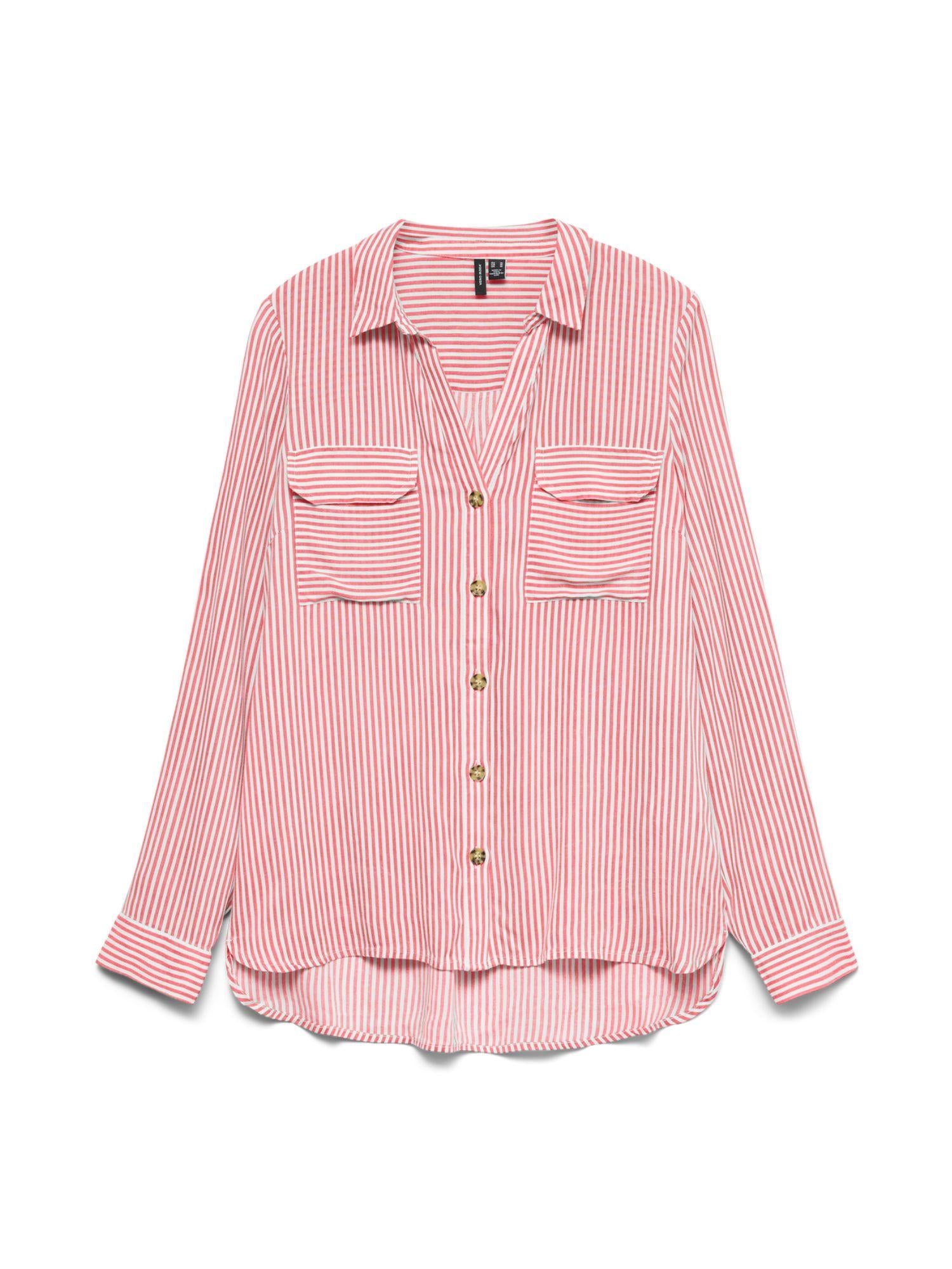 Vero Moda Camicia Donna Coral Paradise Snow White Vmbumpy 10275283 Coral Paradise VERO MODA 