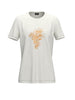 Women's T-Shirt Leaf White