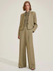 Pantalone in viscosa e lino Pianosa Donna Kaki