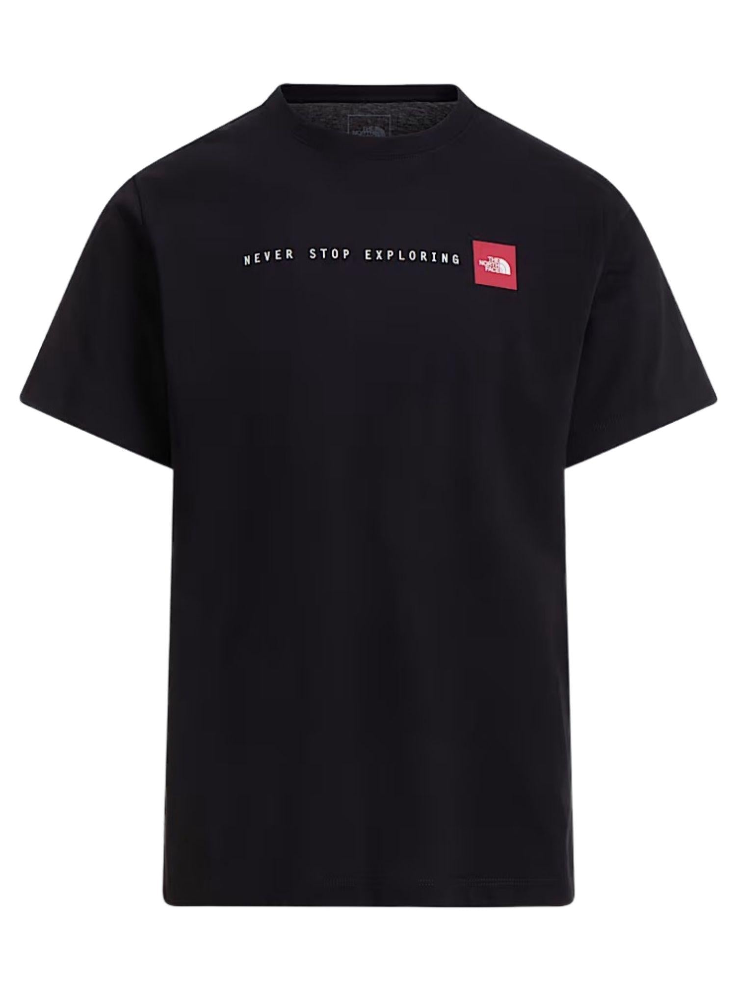 The North Face T-Shirt Uomo Nero Never Stop Exploring Regular NF0A8GUV JK3 THE NORTH FACE 