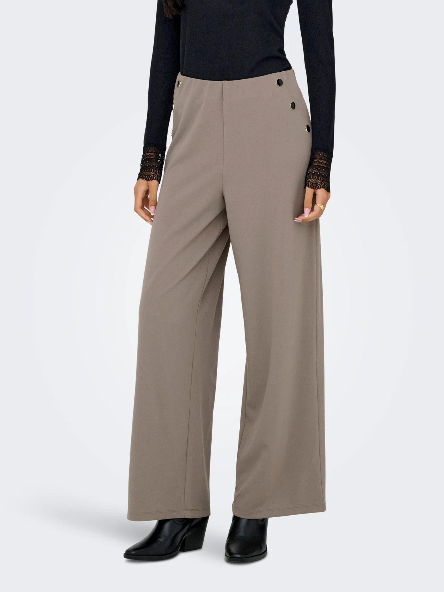Jacqueline De Yong Pantaloni Donna Driftwood Jdygeggo 15343979 Driftwood JACQUELINE DE YONG 