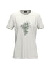 Women's T-Shirt Leaf White