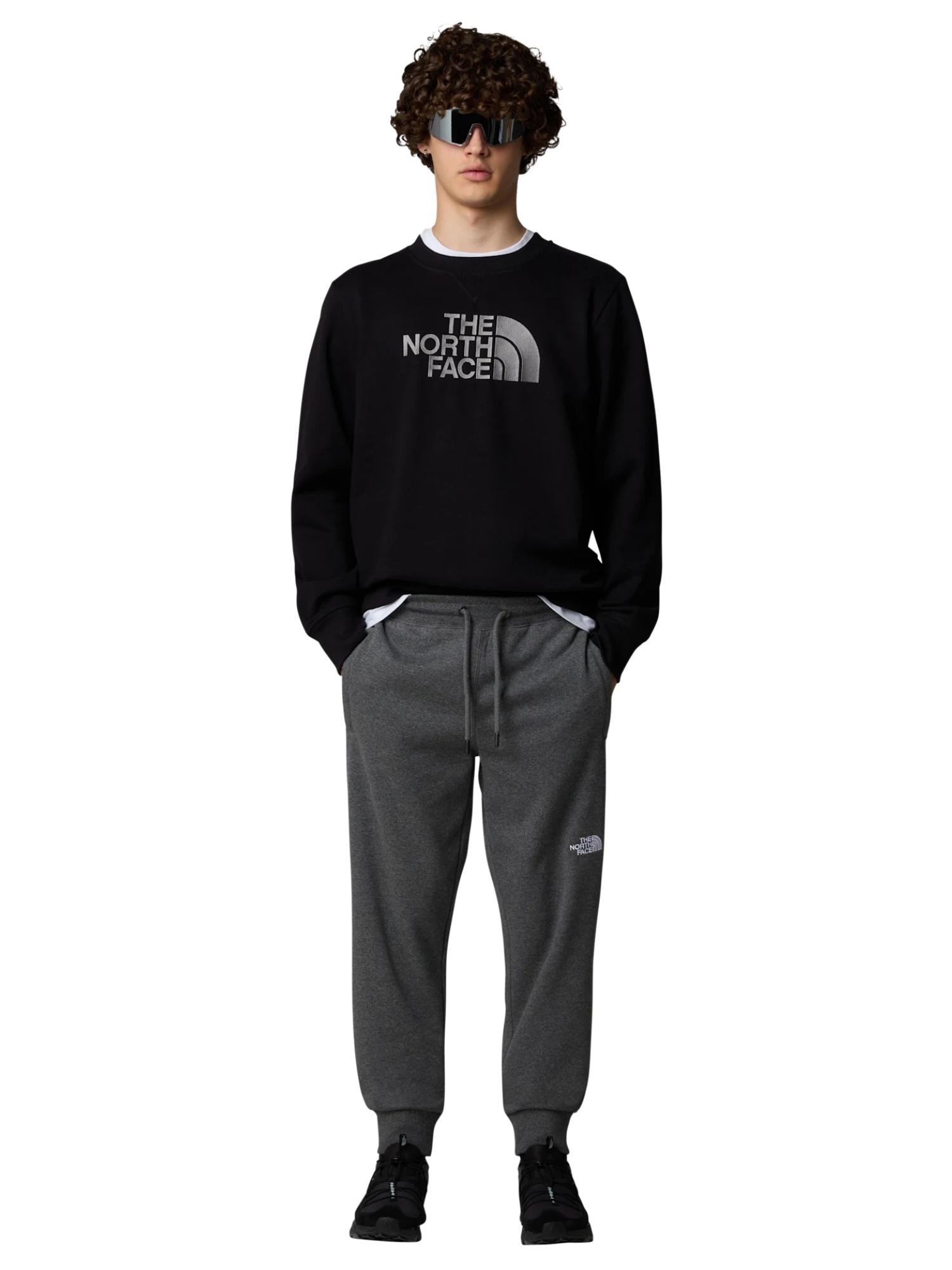 The North Face Felpa Uomo Drew Peak Nero NF0A89EK JK3 THE NORTH FACE 