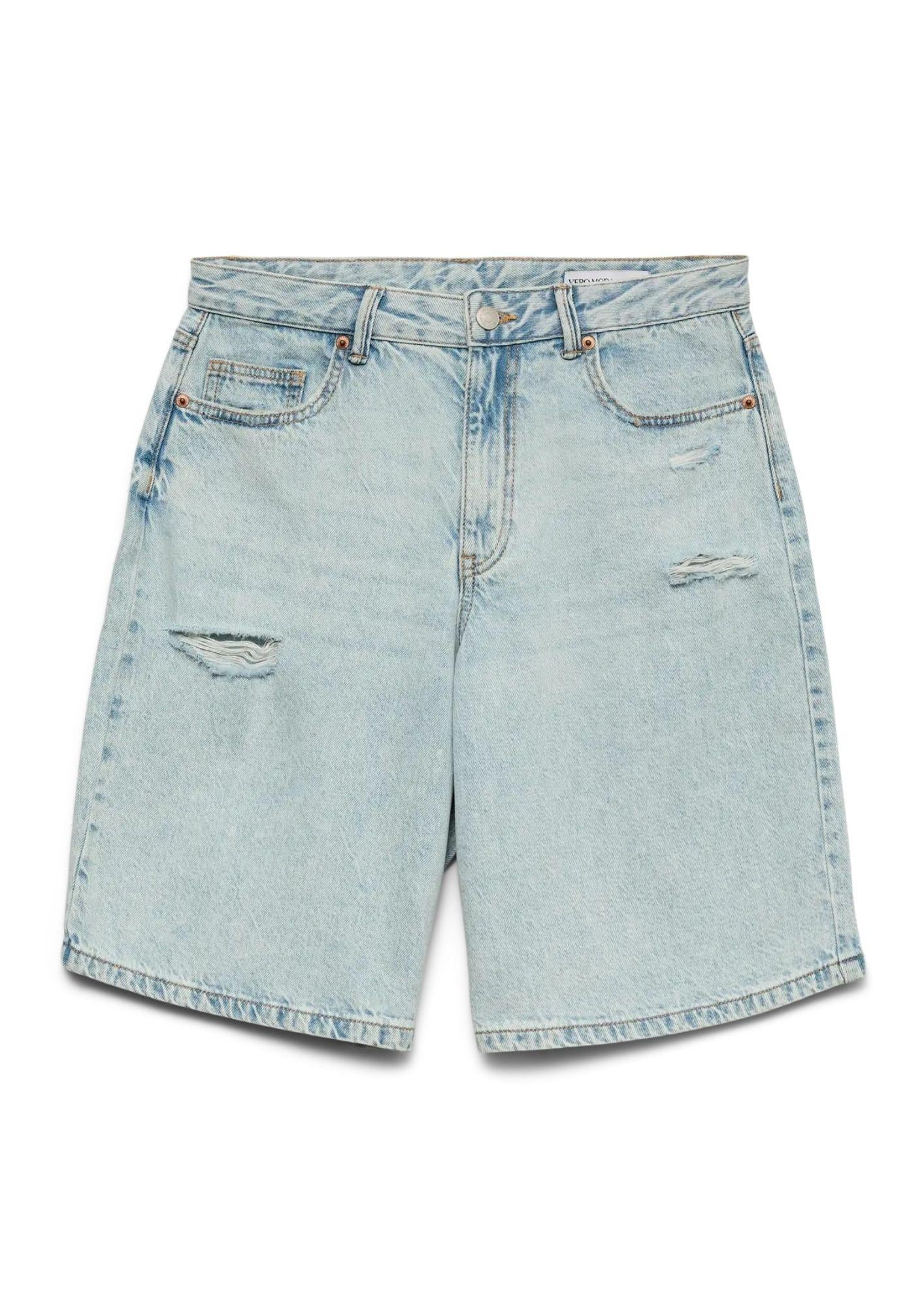 Vero Moda Bermuda Donna Blu Chiaro Denim 10342092 Light Blue Denim VERO MODA 