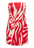 Only Abito Donna Sakura Bianco Rosso 15366893 Barbados Cherry ONLY 