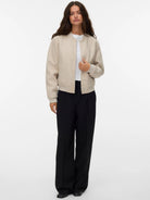 Vero Moda Giubbino Donna Fortune Beige 10331816 Oatmeal melange VERO MODA 