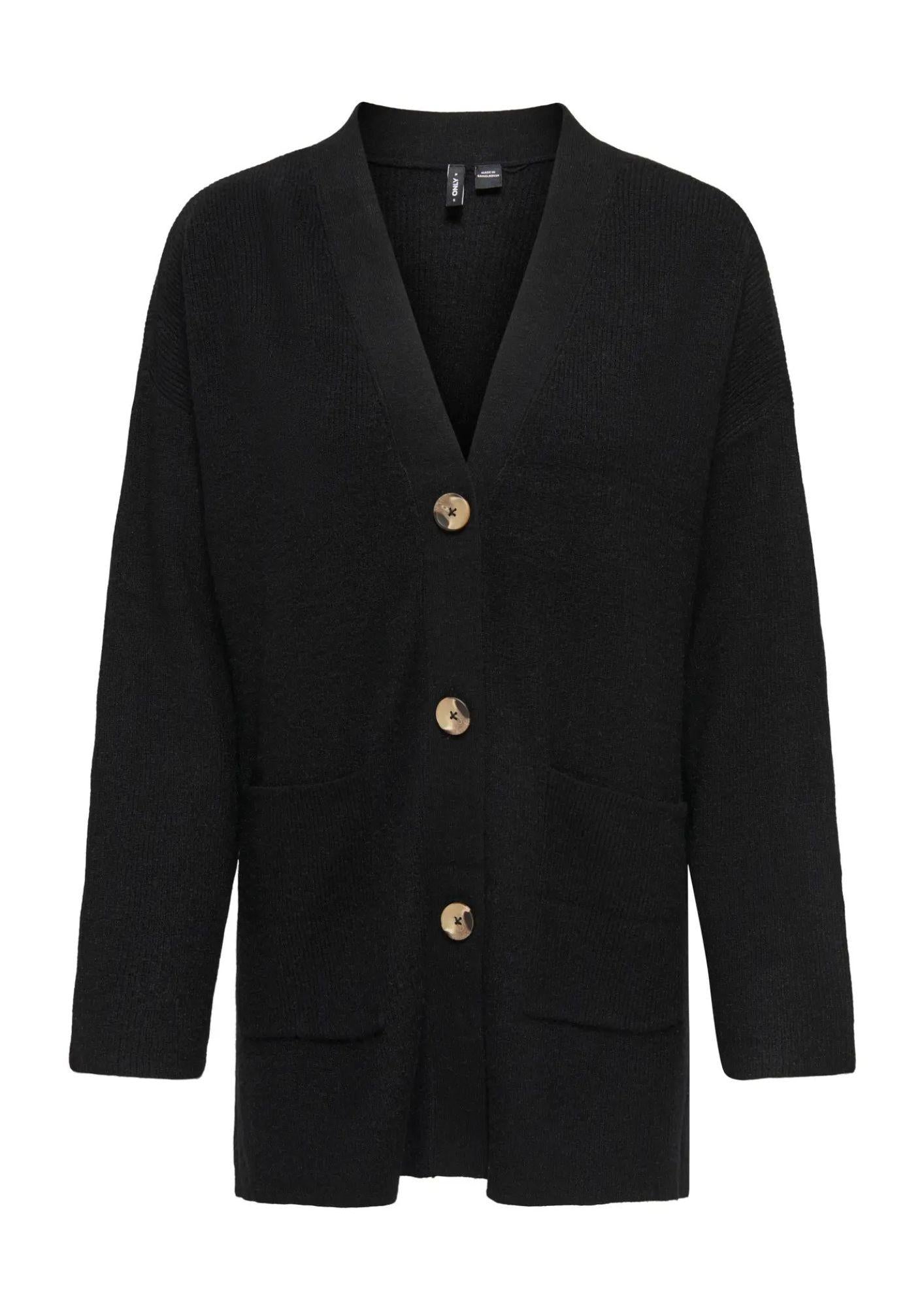 Cardigan Donna Only Ibi Nero 15351147 Black ONLY 