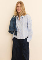 Emme Marella Camicia Donna Emipadre Azzurra 2615111024200 001 EMME MARELLA 