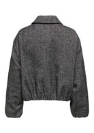 Giubbino Donna Only Alberte Nero 15349212 Black Herringbone ONLY 