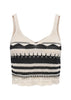 Women's Top Beige Black