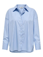 Jacqueline De Yong Camicia Donna Chambray Blue Jdymio 15359455 Chambray Blue SILVER LUREX JACQUELINE DE YONG 