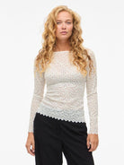 Vila Top Donna Obera Bianco 14108569 White VILA 