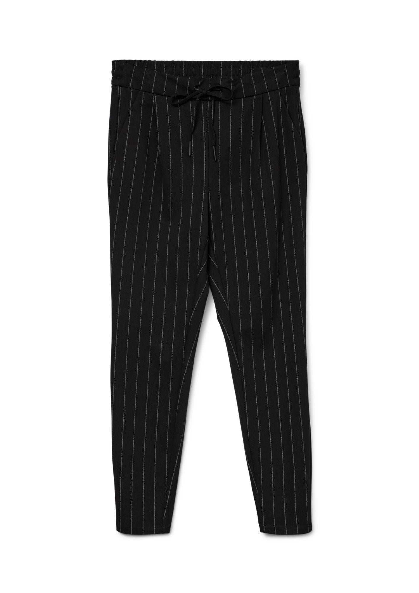 Vero Moda Pantaloni Donna Eva Nero Gessato 10197909 Black SNOW WHITE PINSTRIPE VERO MODA 