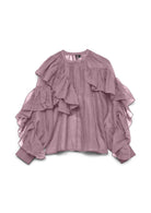 Vero Moda Camicia Donna Sabrina Marrone Rosa Antico 10343817 Purple VERO MODA 