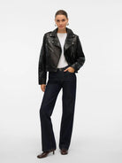 Vero Moda VMRAMON Giacca biker Donna Nero 10336119 Black VERO MODA 