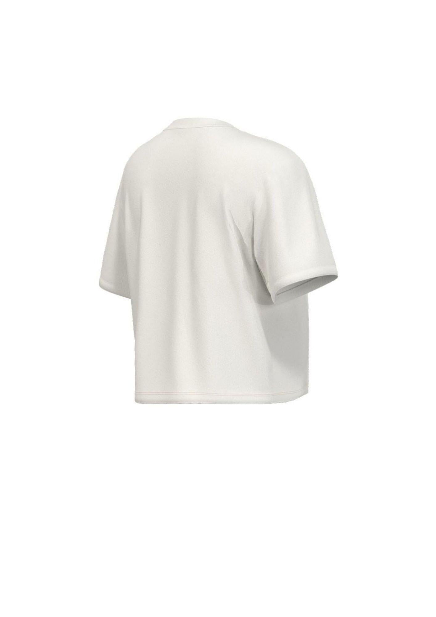 Emme Marella T-Shirt Donna Emmtessile Bianca Stampa Hotfix Oro 2615971071200 002 EMME MARELLA 