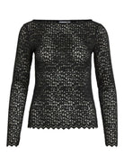 Vila Top Donna Obera Nero 14108569 Black VILA 