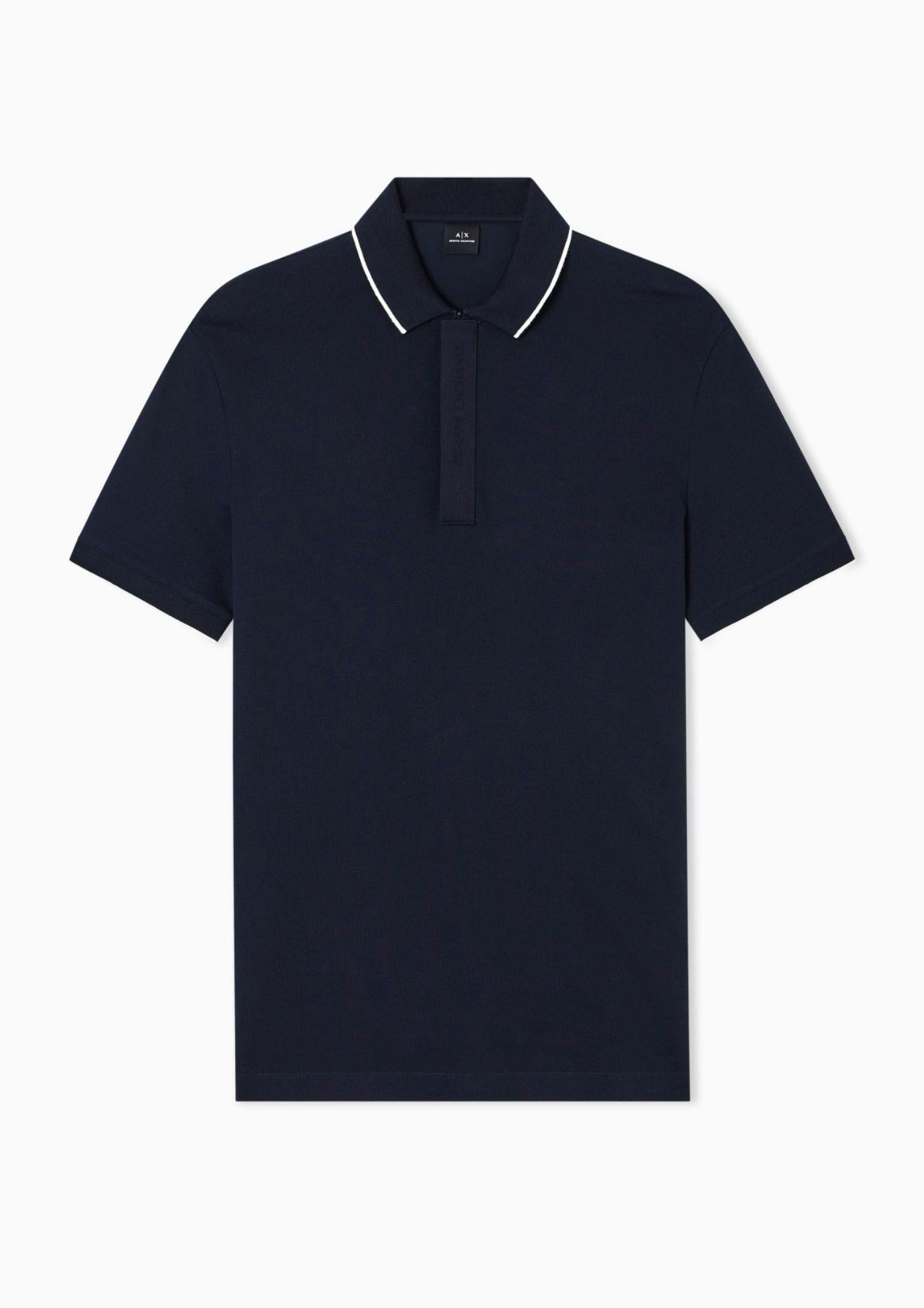 Armani Exchange Polo Uomo Blu Navy XM001285 AF10366 UB101 ARMANI EXCHANGE 