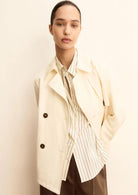 Emme Marella Impermiabile Donna Emmpelota Bianco Lana 2615021091200 001 EMME MARELLA 