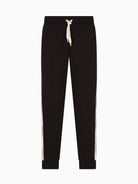 EA7 Emporio Armani Pantaloni Jogger Uomo Logo Series In Misto Cotone Nero 7M000974 AF10377 UC001 EA7 EMPORIO ARMANI 
